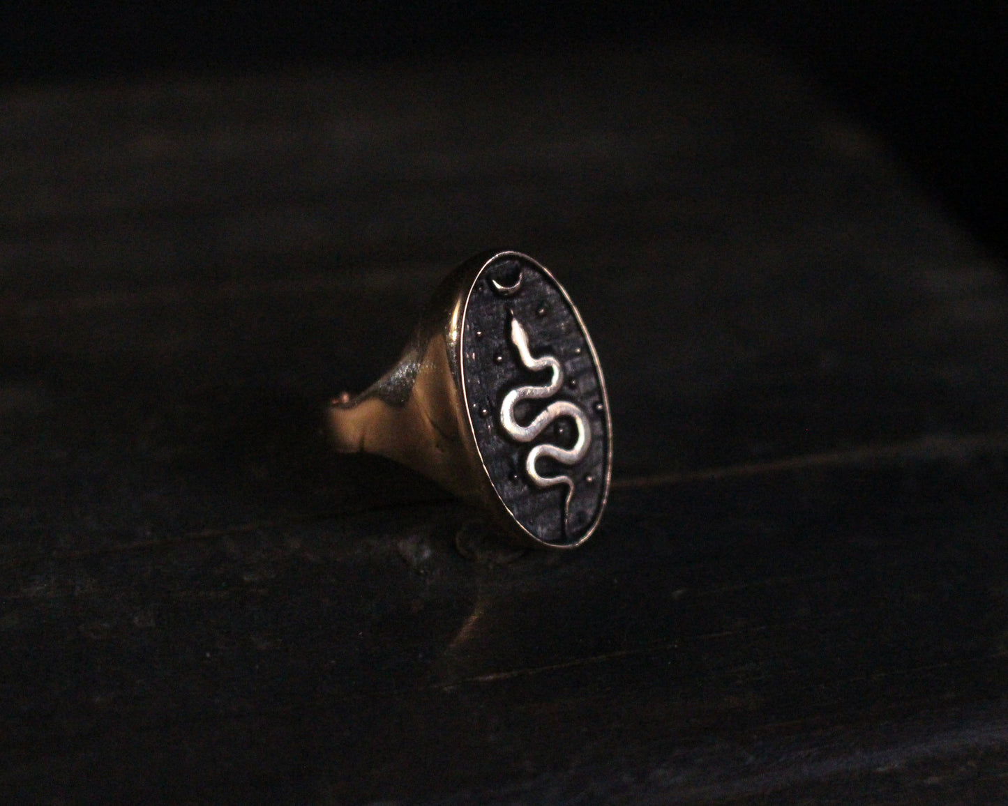 Ready to ship - Cosmic Snake Ring size 7.25