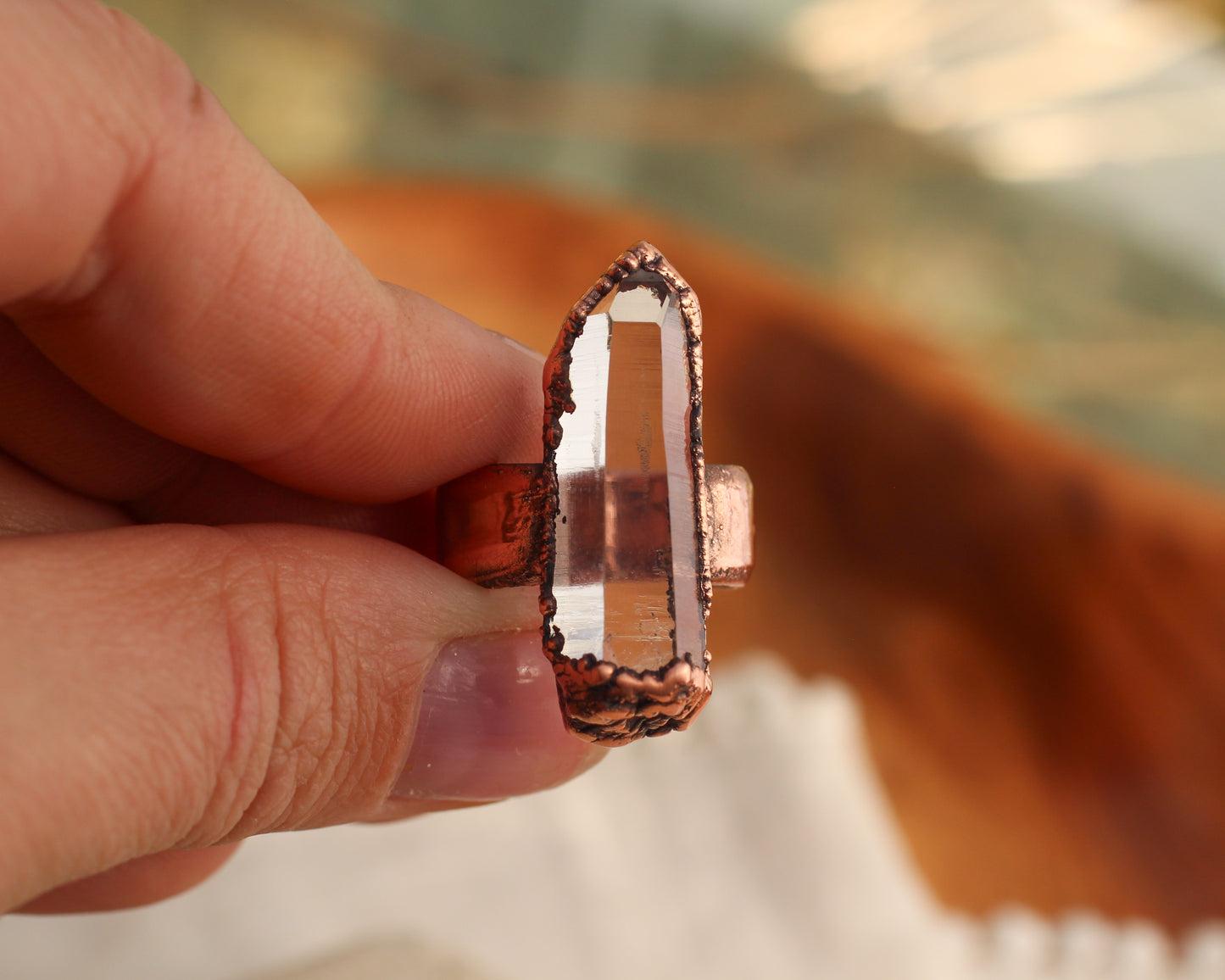 Quartz ring - Size 8.5