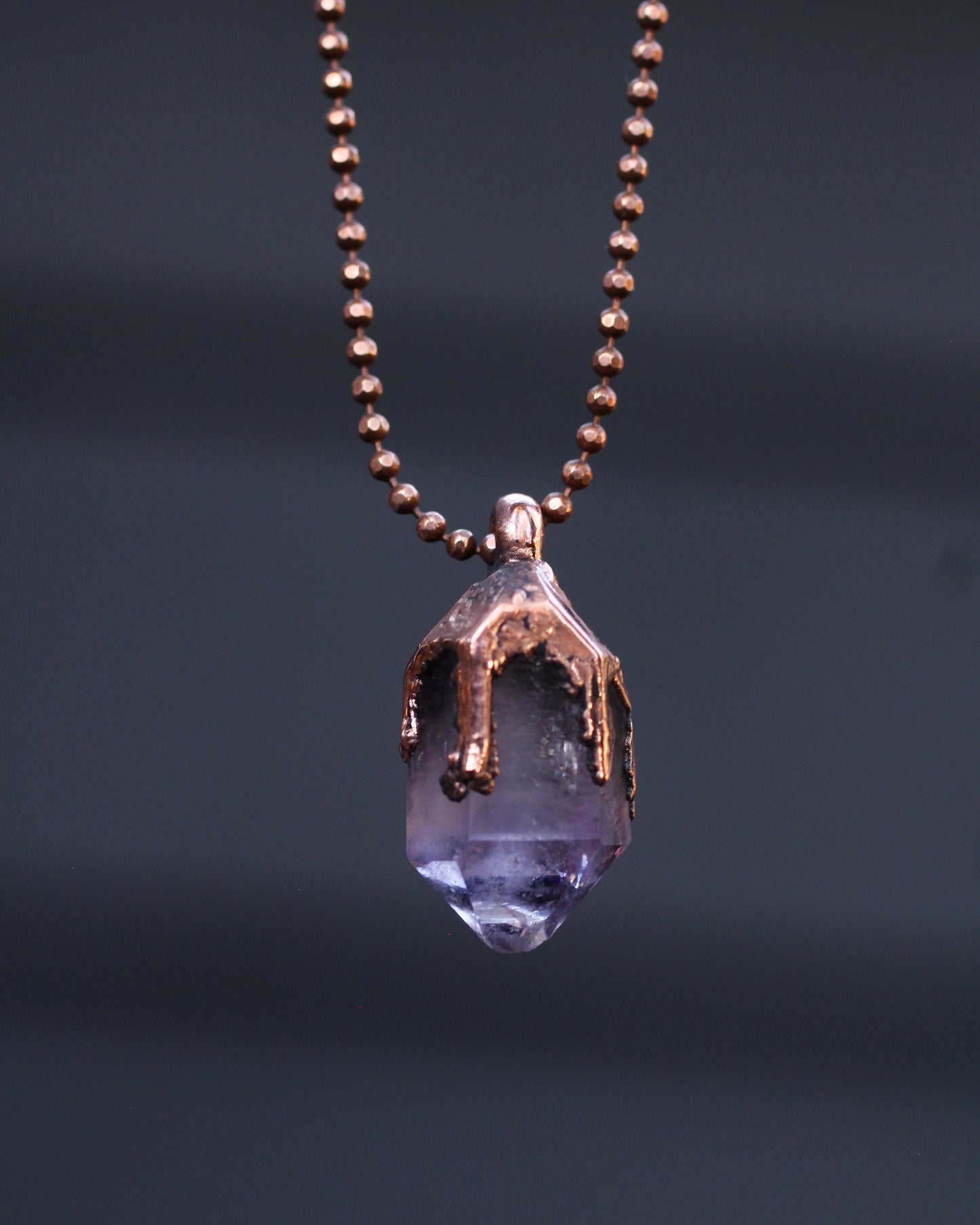 Amethyst Claw necklace
