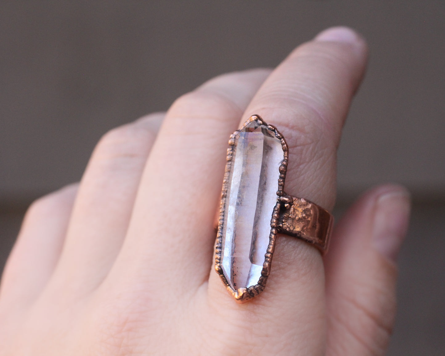Quartz ring - size 11
