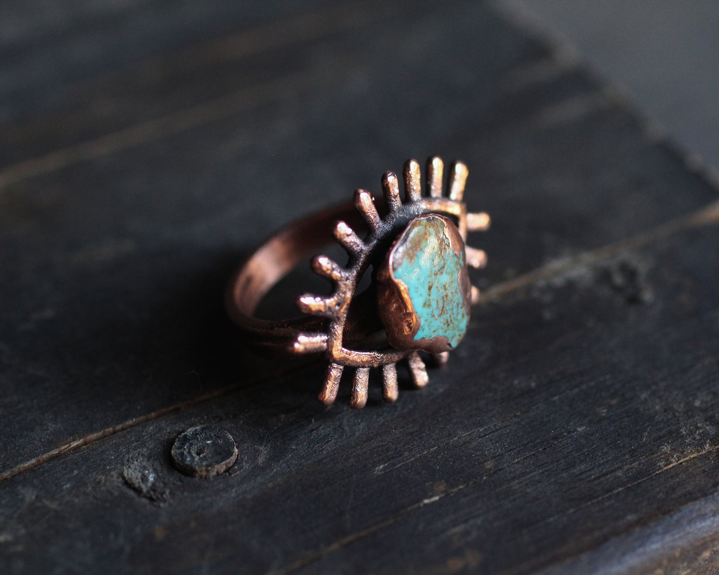 Turquoise Third Eye rings - various sizes