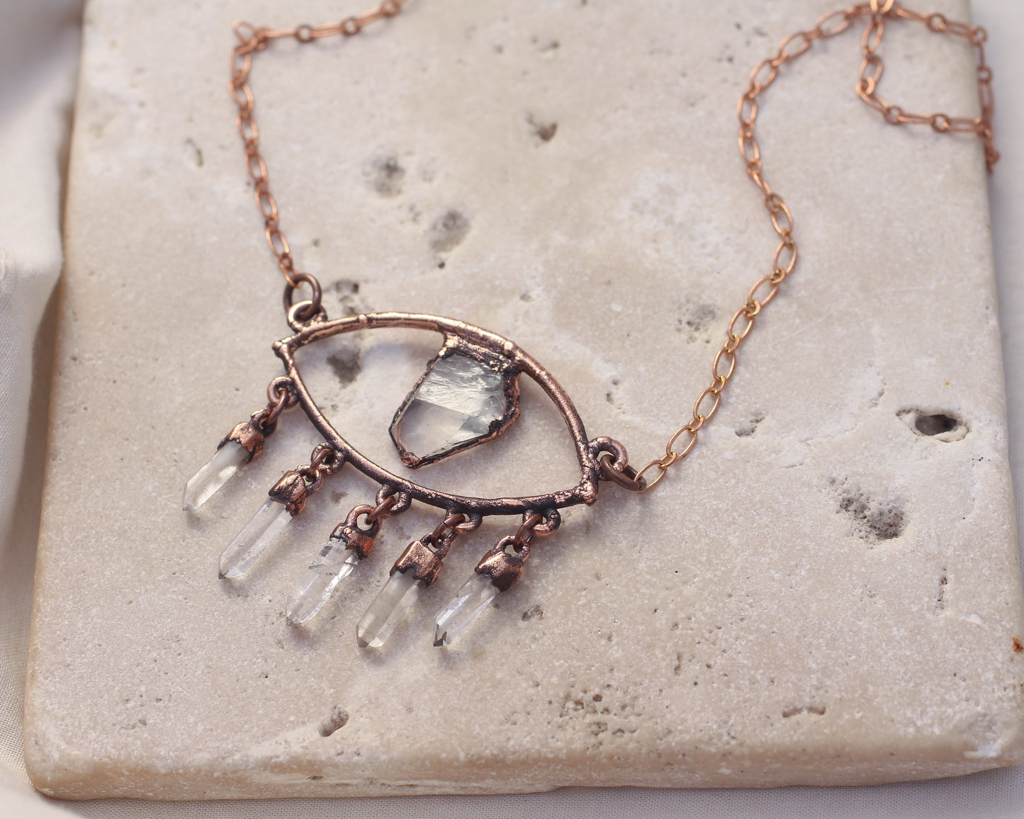 Quartz Eye Necklace