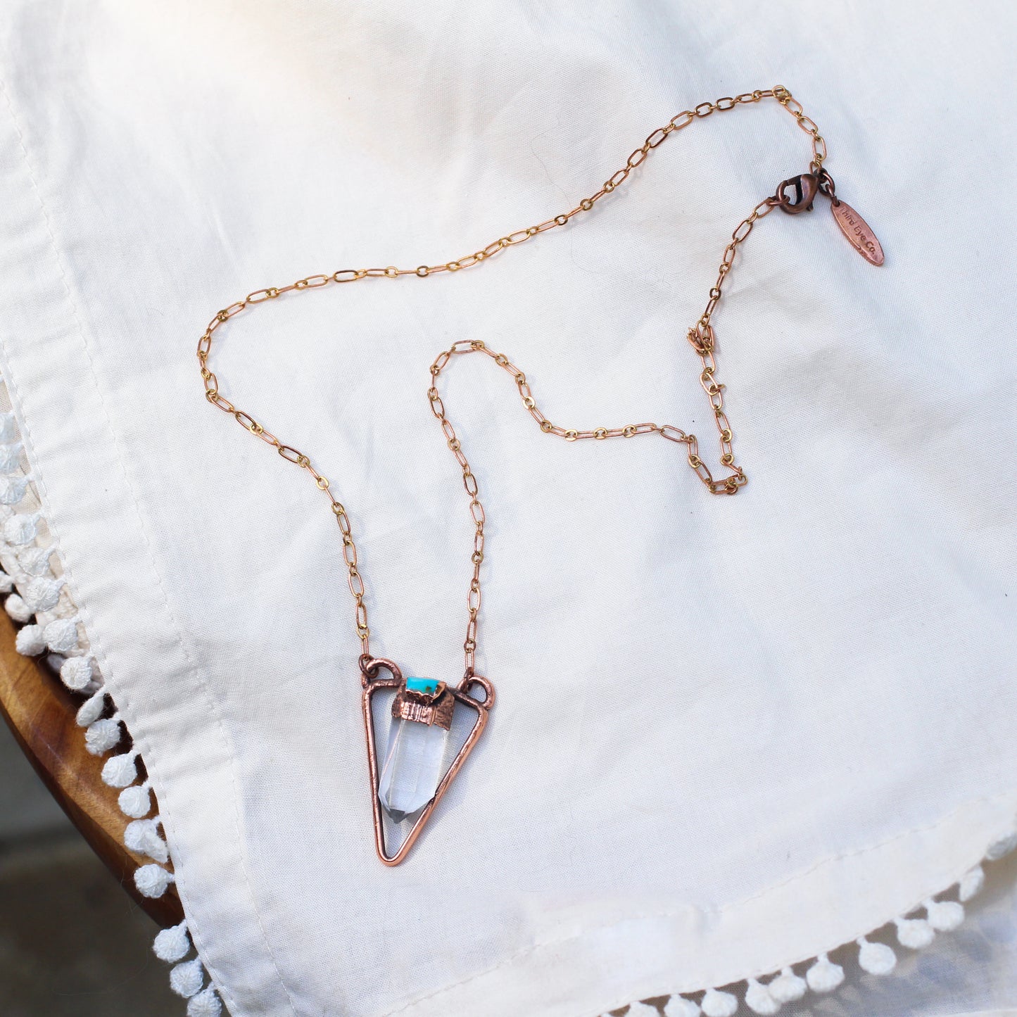 Quartz and Turquoise necklace