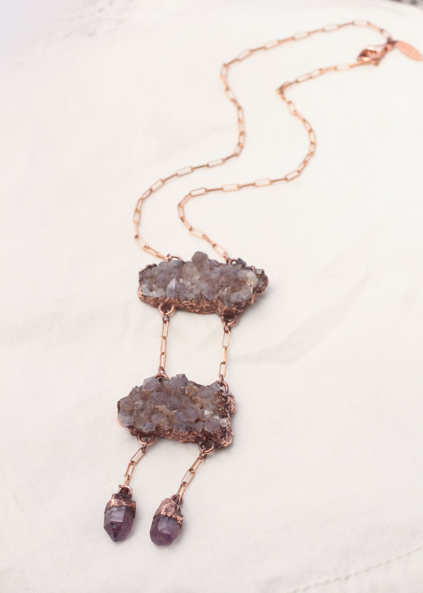 Tiered Amethyst necklace