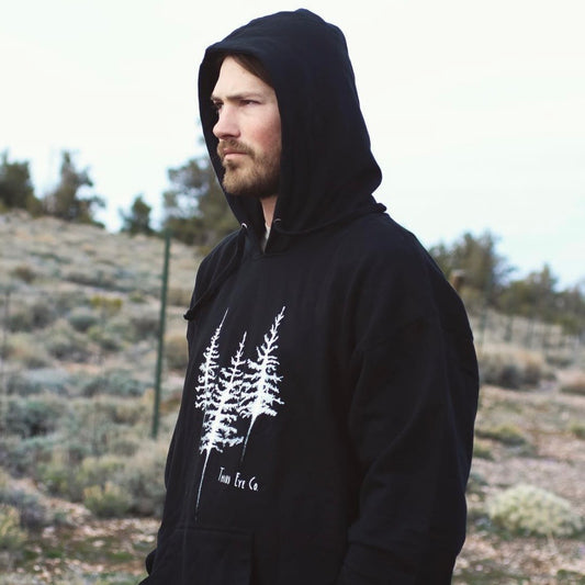 People of the Pines - glow in the dark mid-weight hoodie