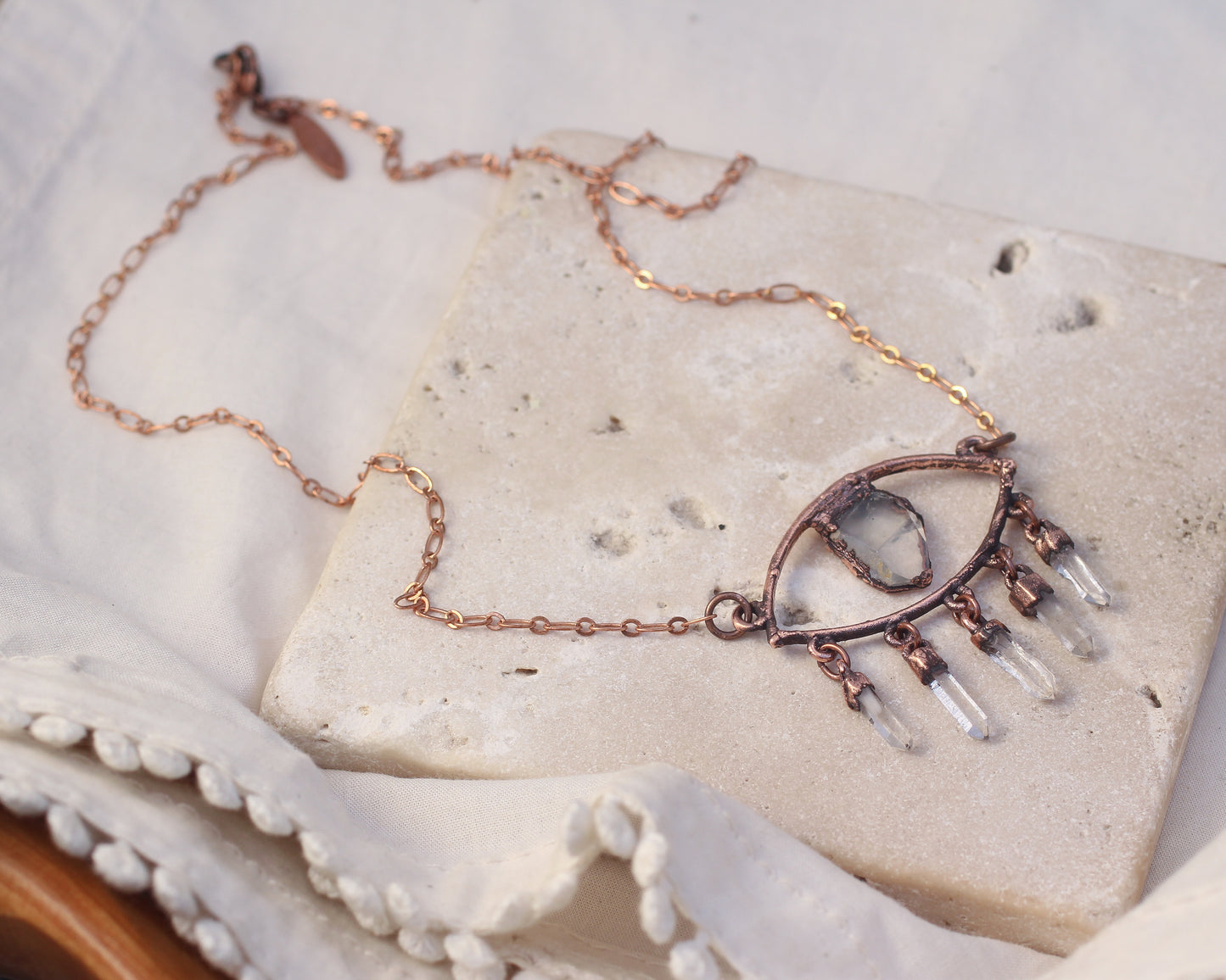 Quartz Eye Necklace