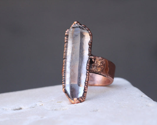 Quartz ring - size 11