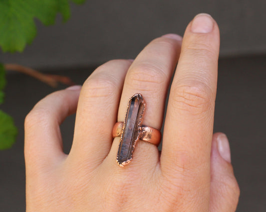 Smoky Quartz ring - Size 9