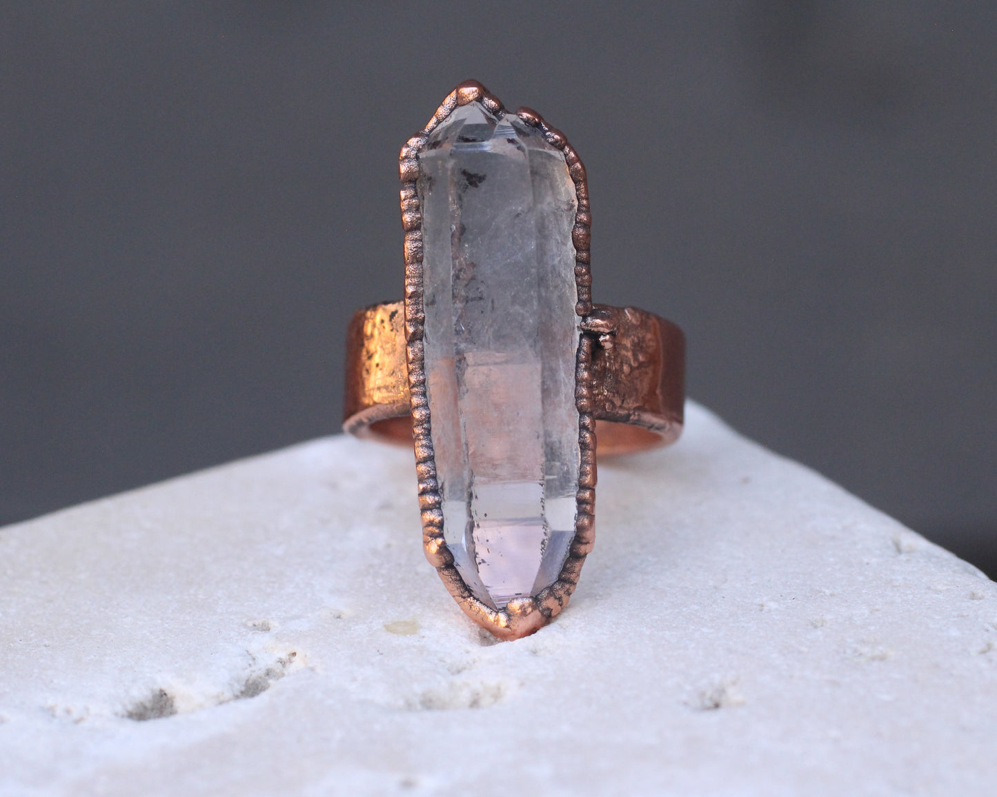 Quartz ring - size 11