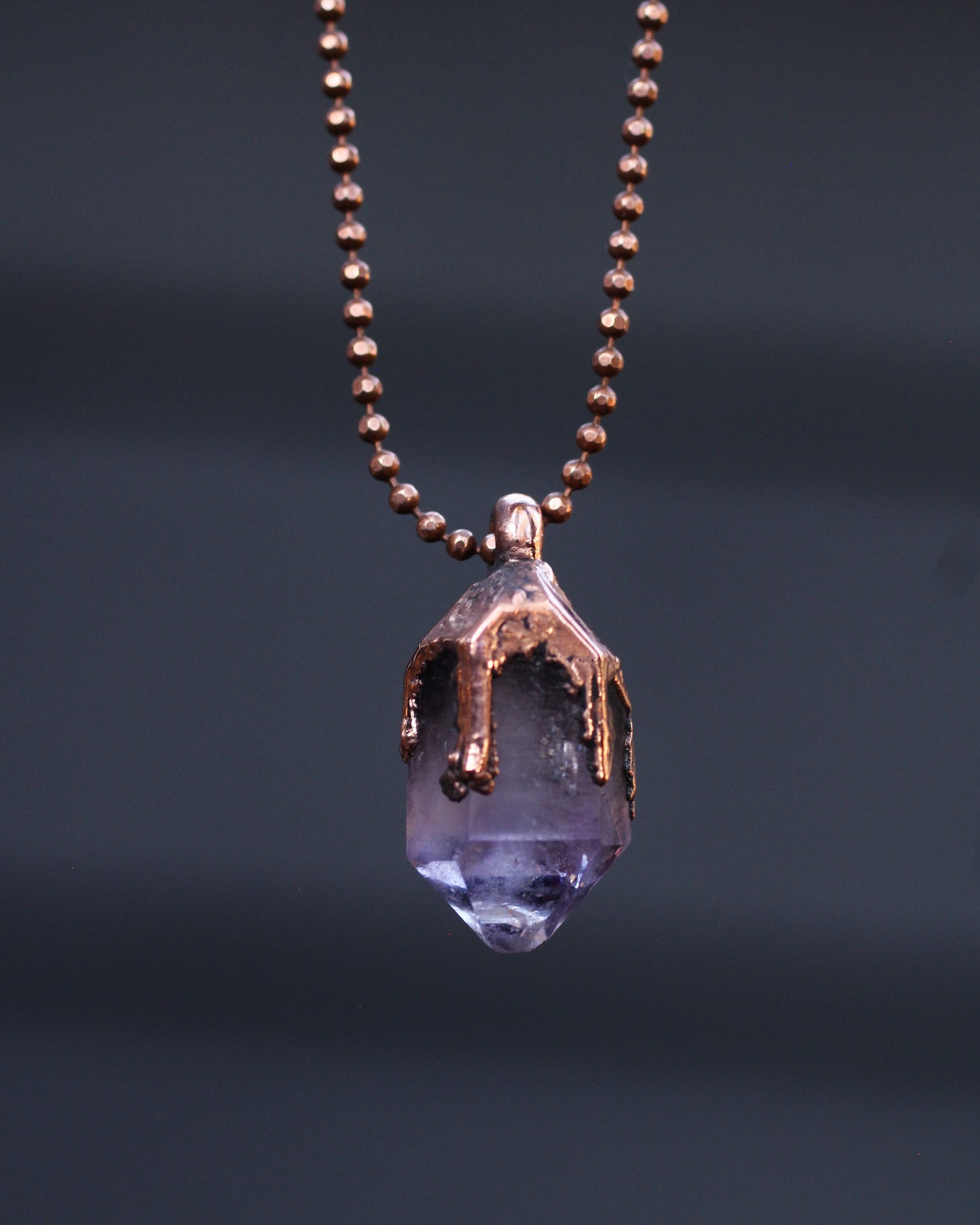 Amethyst Claw necklace