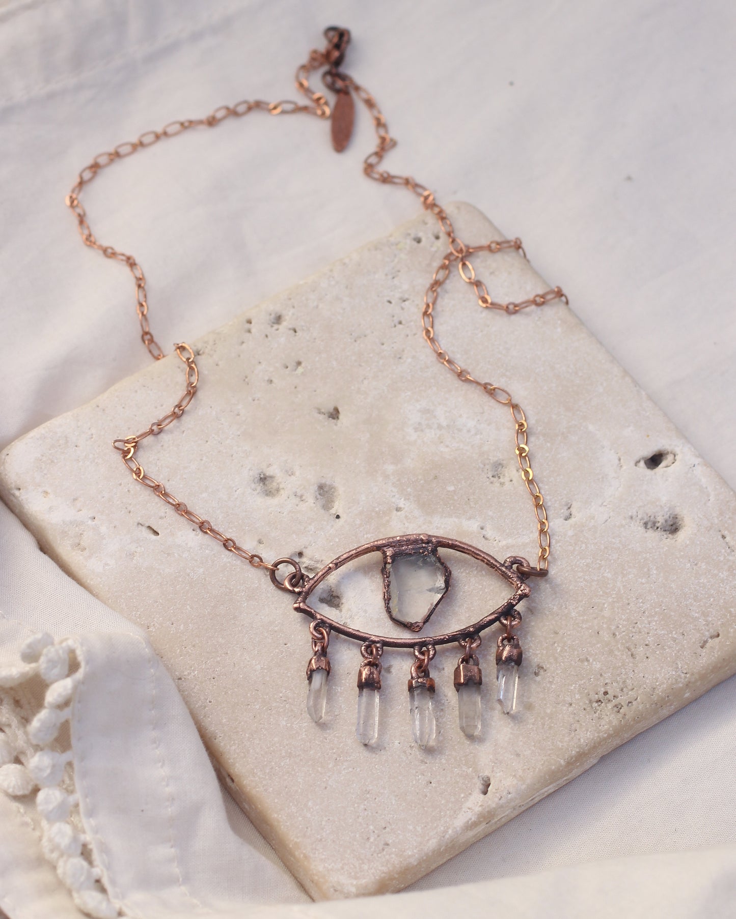 Quartz Eye Necklace