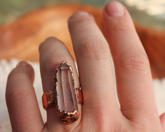 Quartz ring - Size 8.5