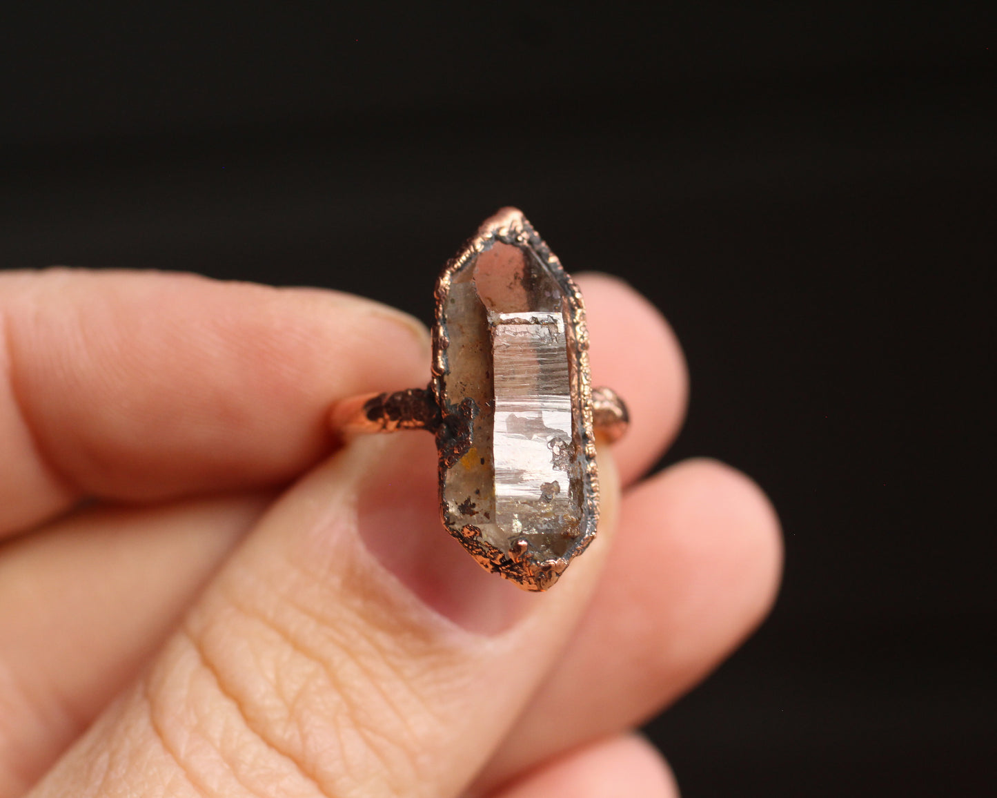 Smoky Quartz ring - Size 6.25